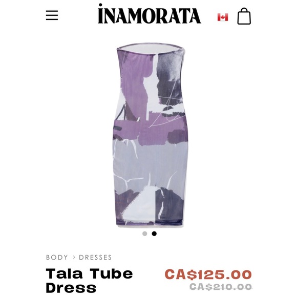 INAMORATA Tala Tube Dress - Picture 2 of 3